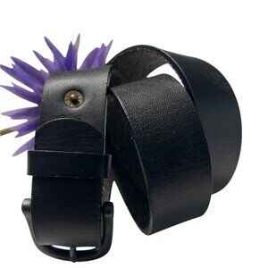 Vintage Levis Black Leather Belt Medium 30-34